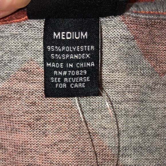 rue 21 Orange/Grey Dress. NWT. M - Picture 6 of 8